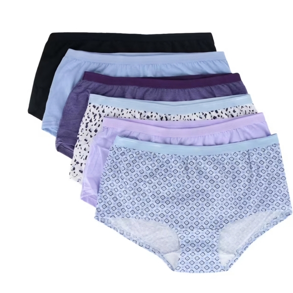 Fruit of the Loom Set Of 4 Cotton Boy Shorts - Picture 1 of 7